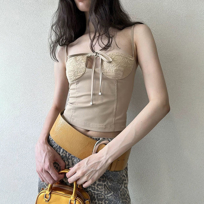 Damen Sculpting-Bustier-Top mit Spitzen-Cups und taillierter Form Mune Fashion
