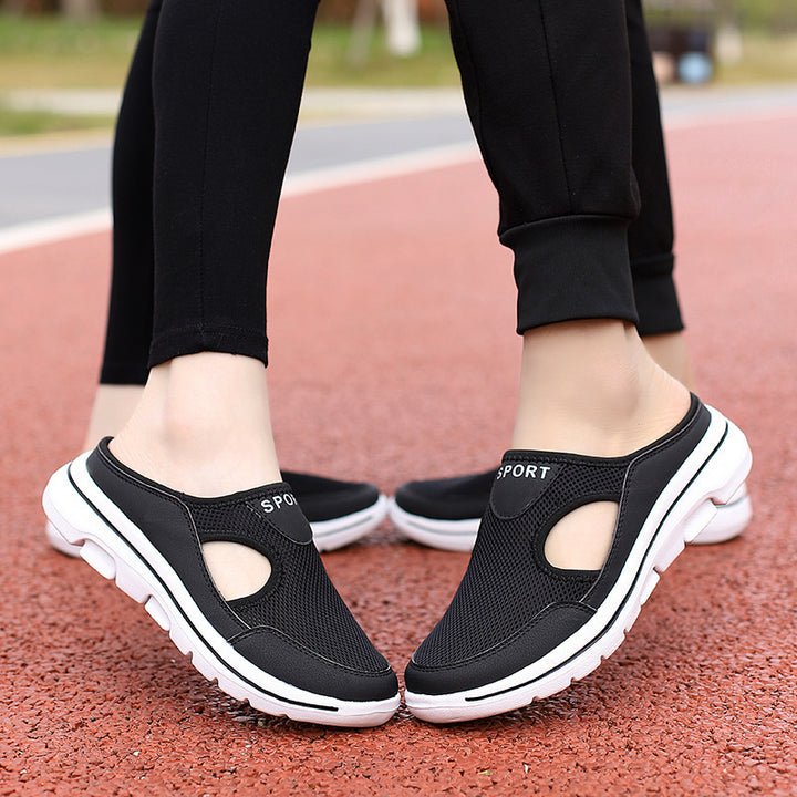 Women's breathable mesh slip-ons with ergonomic comfort insole Mune Fashion