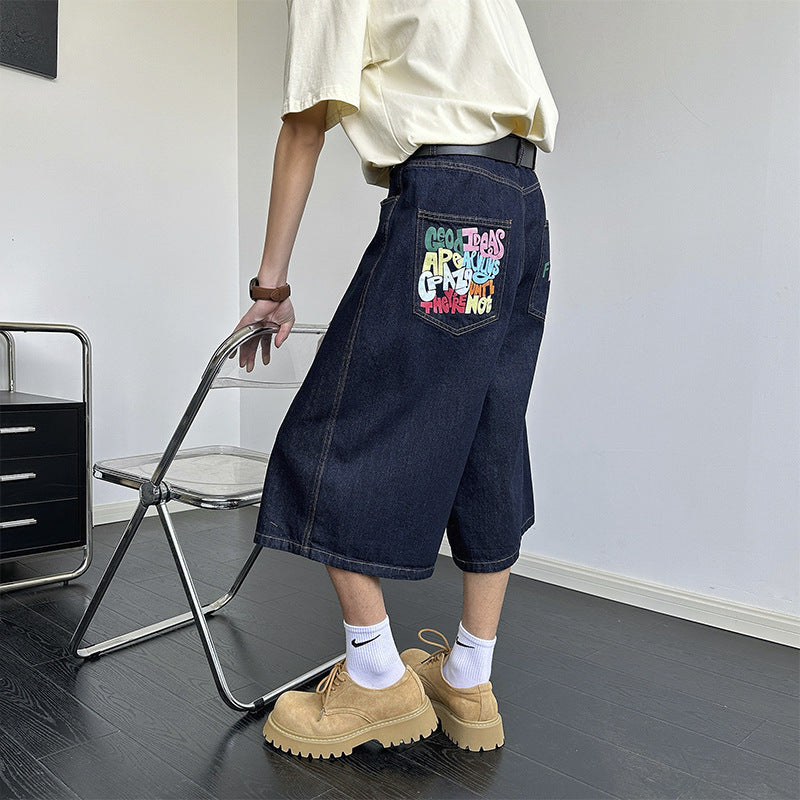 Men's Casual Baggy Jeans Mune Fashion