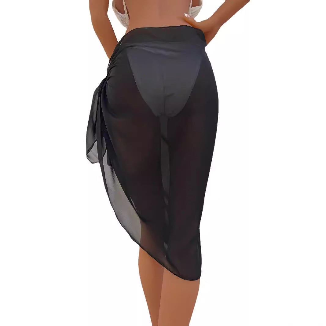 Ladies elegant beachy sarong with tie detail Mune Fashion