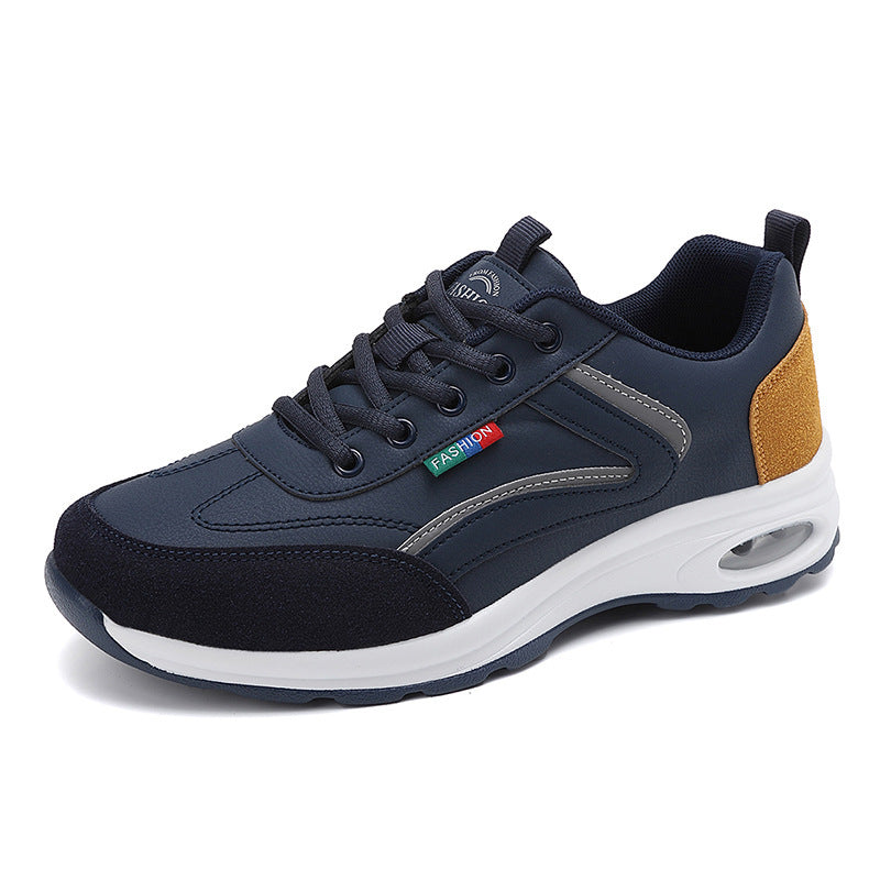 Men's urban sneaker with visible air cushion midsole, shock-absorbing cushioning foam sole and reflective accents Mune Fashion