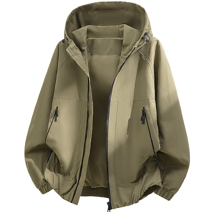 Men's technical hooded softshell jacket with adjustable hood and utility pockets Mune Fashion