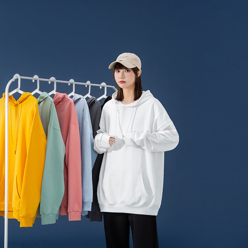 Women's Oversized Hoodie with Kangaroo Pocket, Dropped Shoulders and Adjustable Drawstring Mune Fashion