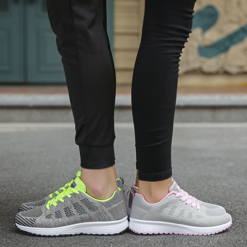 Unisex lightweight knitted casual and running sneakers with shock-absorbing comfort sole Mune Fashion