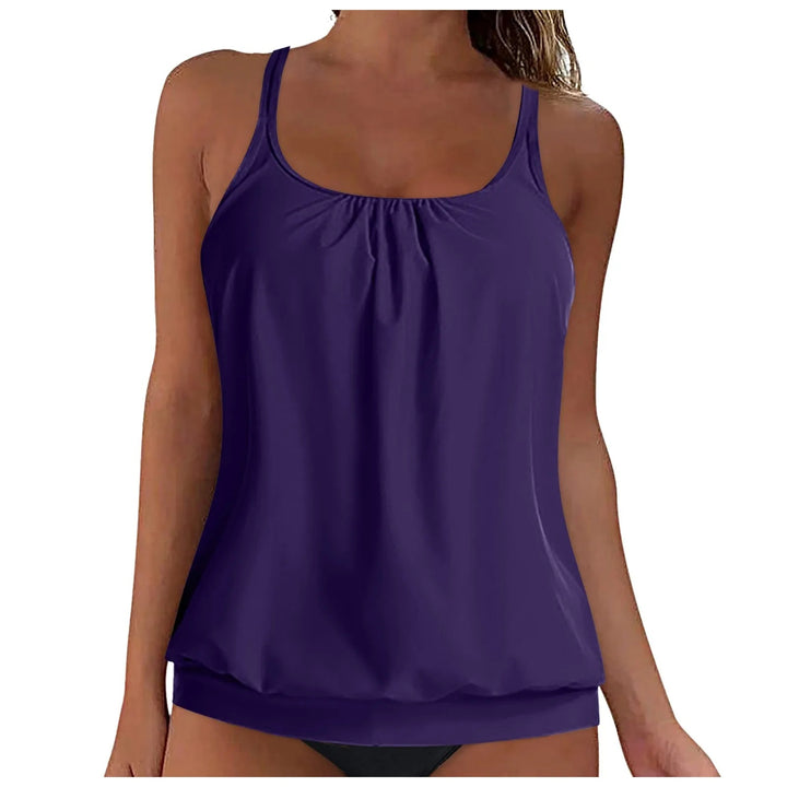 Women’s casual top with gathered hem Mune Fashion