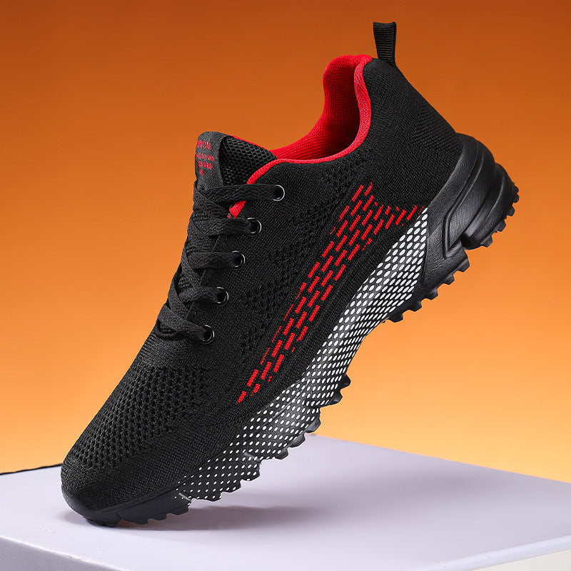 Men's nan lightweight knitted training sneakers with grippy off-road profile sole, padded heel, and shock-absorbing lightweight midsole Mune Fashion