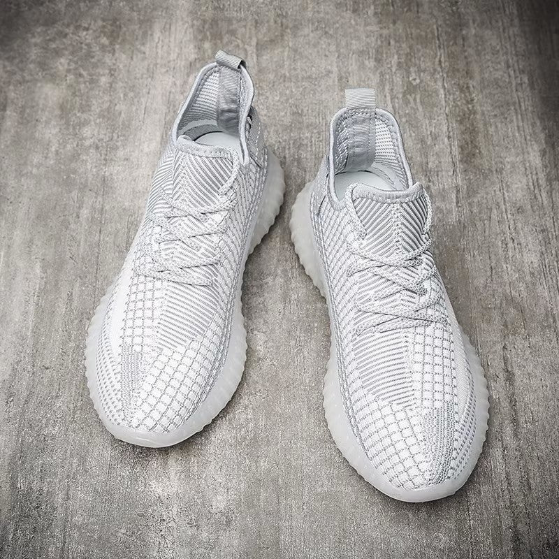 Unisex Knit Sneakers with sock-like shaft and profiled rubber sole Mune Fashion