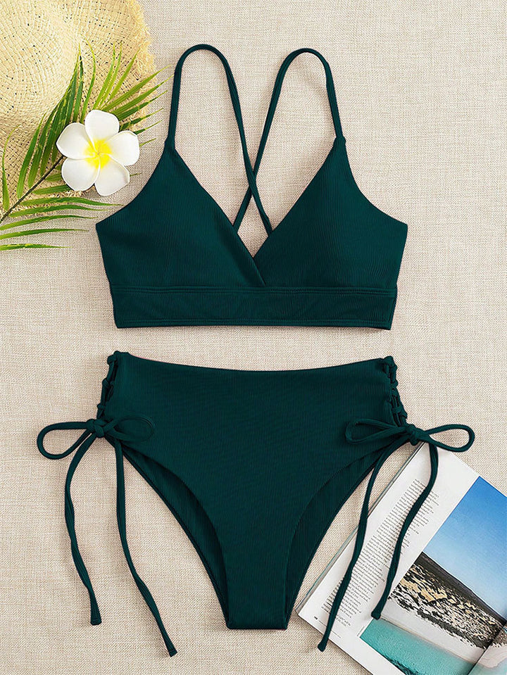 Women's bikini set with refined lacing detail Mune Fashion