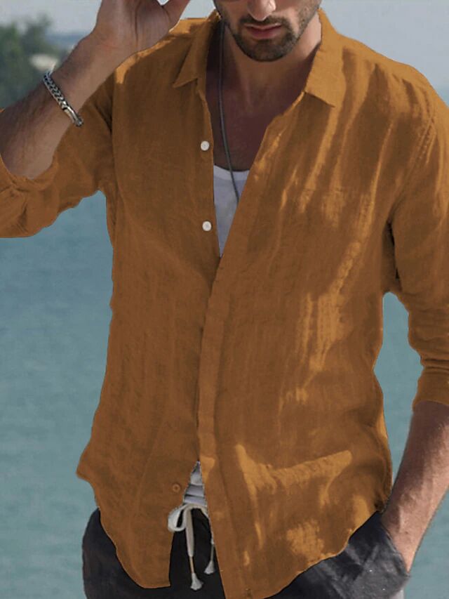 Men's casual linen shirt Mune Fashion