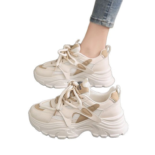 Women Chunky Sneakers with breathable mesh inserts and comfortable cushioning Mune Fashion