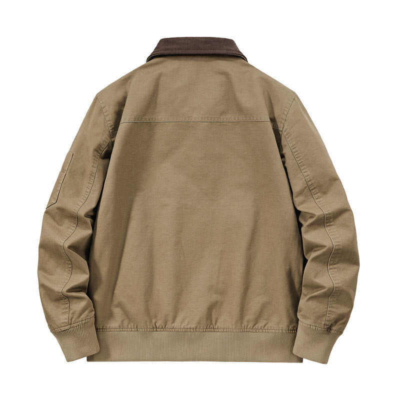 Men's Cord Collar Field Jacket Mune Fashion