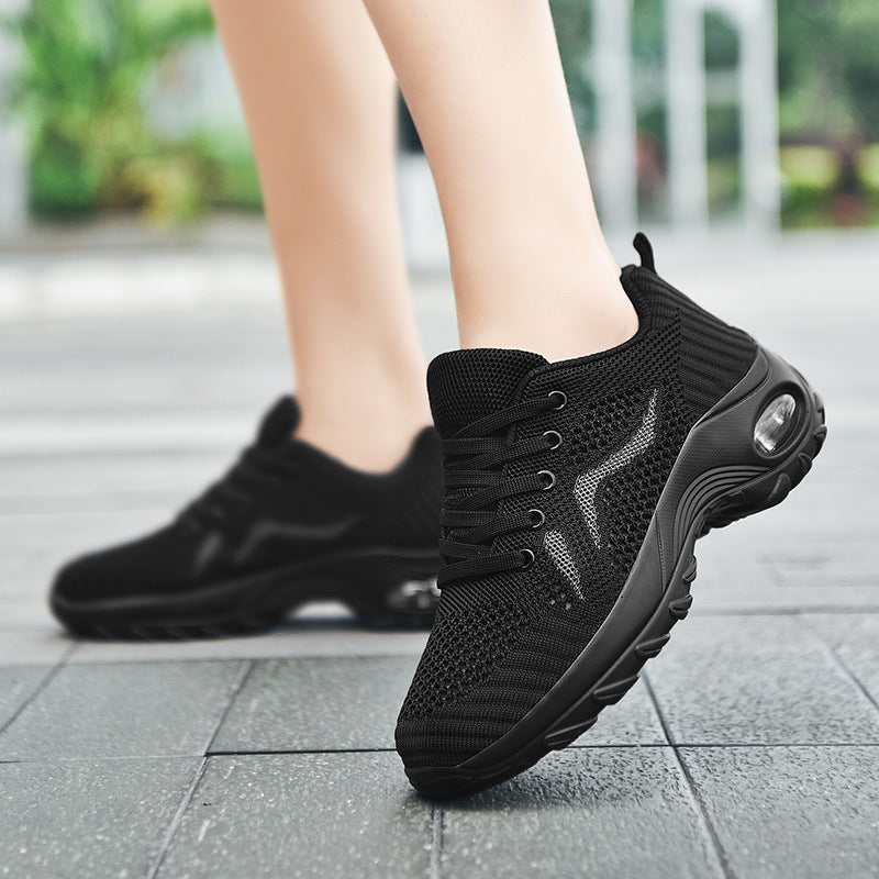Unisex cushioning everyday sneaker with visible heel air cushion and knitted comfort upper Mune Fashion
