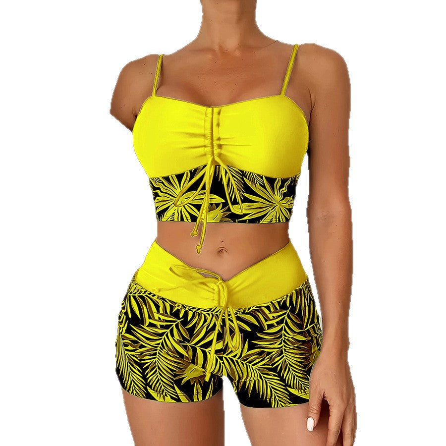 Women's Sporty Bikini Top with Shorts Mune Fashion