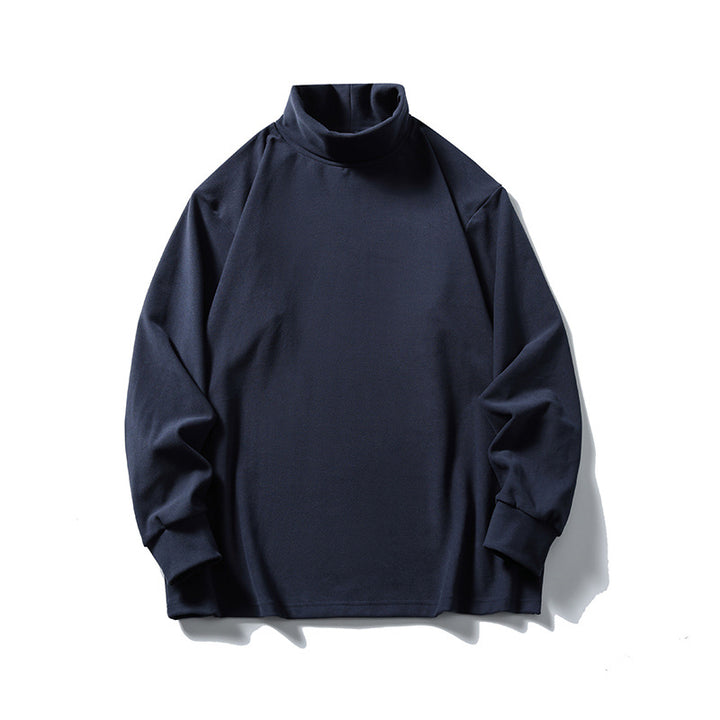 Unisex Oversize-Half-Roll Neck Sweater made of fine Jersey with raglan sleeves and ribbed cuffs Mune Fashion