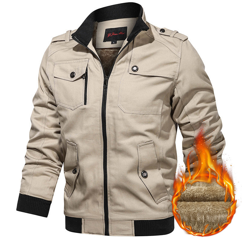Men's winter jacket with fleece lining Mune Fashion