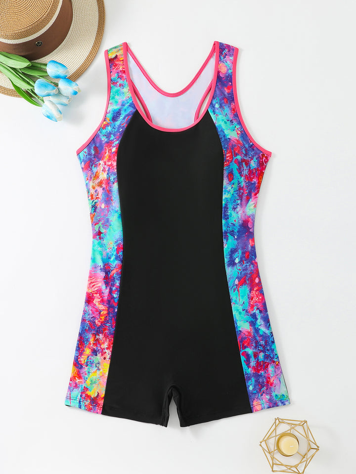 Women's Sporty Short Swimsuit Mune Fashion