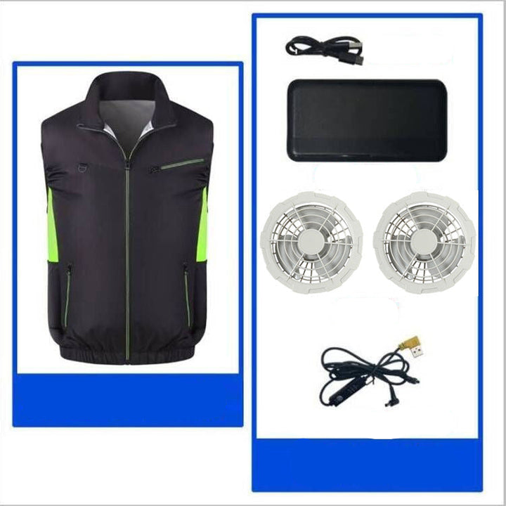 Men's nano lightweight breathable work protection vest with mesh inserts and zippered pockets Mune Fashion