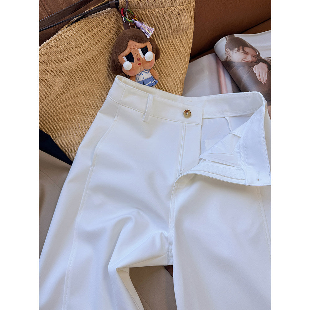 Women's Comfortable and Modern Wide Fabric Trousers Mune Fashion