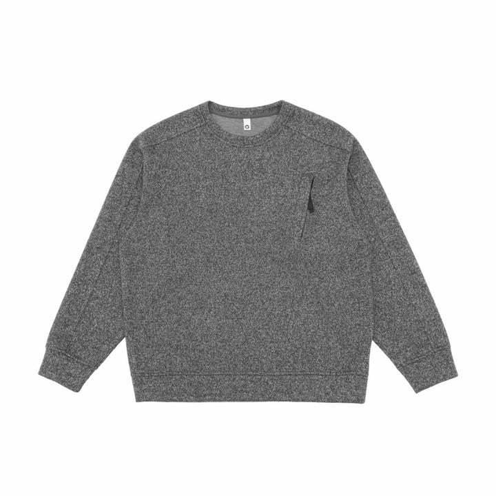 Unisex Structured Round Neck Sweatshirt with Raglan Sleeves and Ribbed Hem Mune Fashion