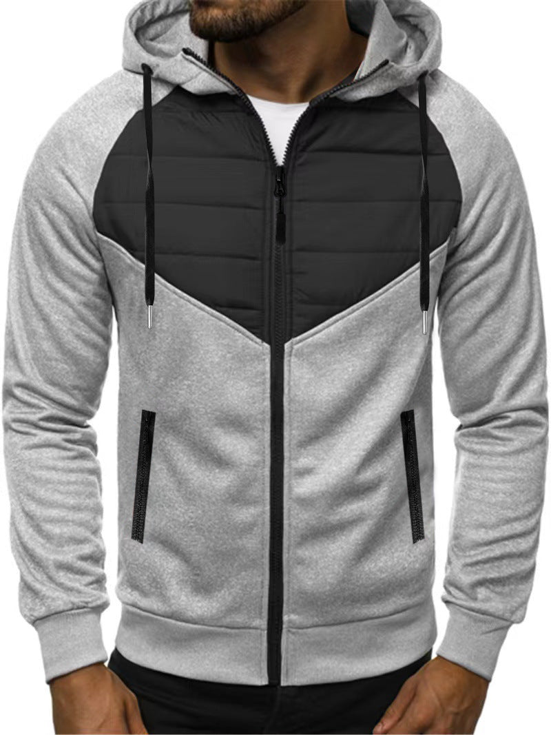 Men's sporty hooded jacket with synthetic fiber filling Mune Fashion