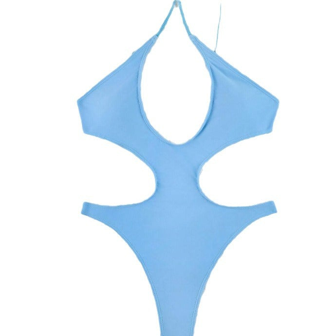 Women Sexy One-Piece with Deep Neckline Mune Fashion