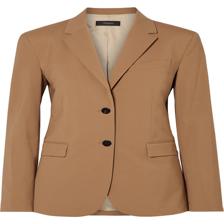 Women Tailored Two-Piece Blazer-Pant Suit in Slim Tailoring Mune Fashion