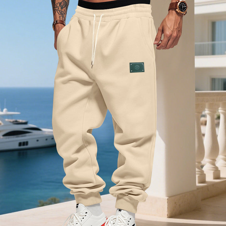 Men's relaxed-fit joggers with elastic drawstring, ribbed cuffs, and side pockets Mune Fashion