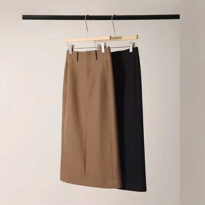 Ladies High-waisted, elegant A-line skirt Mune Fashion