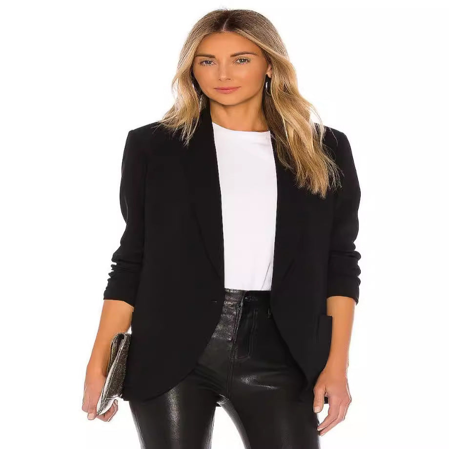 Women's High-Waisted Vegan Leather Pants with Slim Fit and Slight Flare Mune Fashion