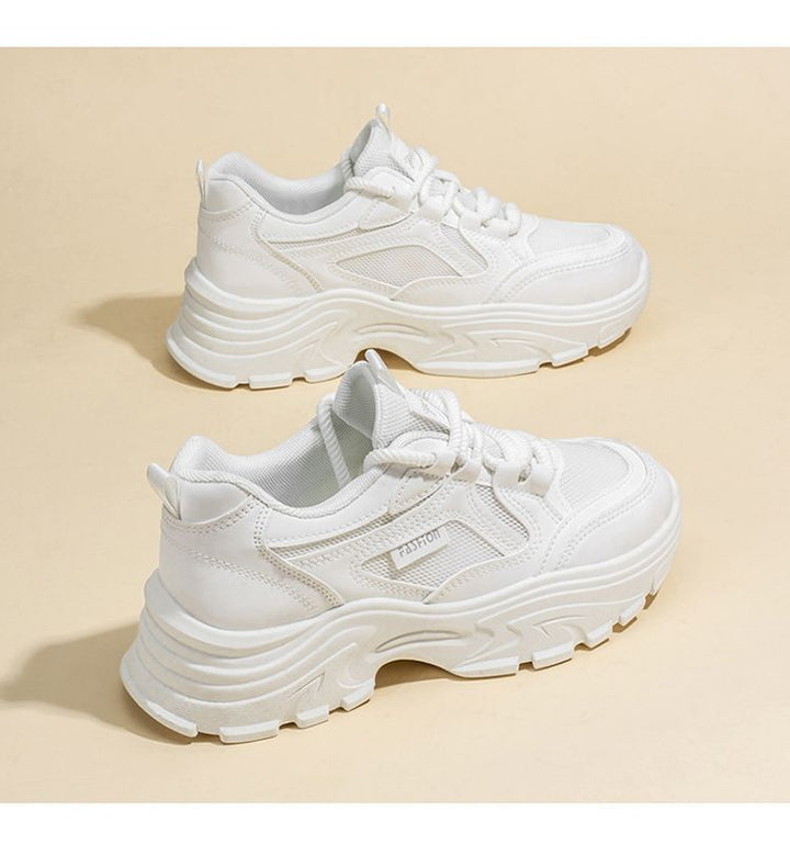 Women's Chunky Sneakers with cushioning sole and breathable upper material structure Mune Fashion