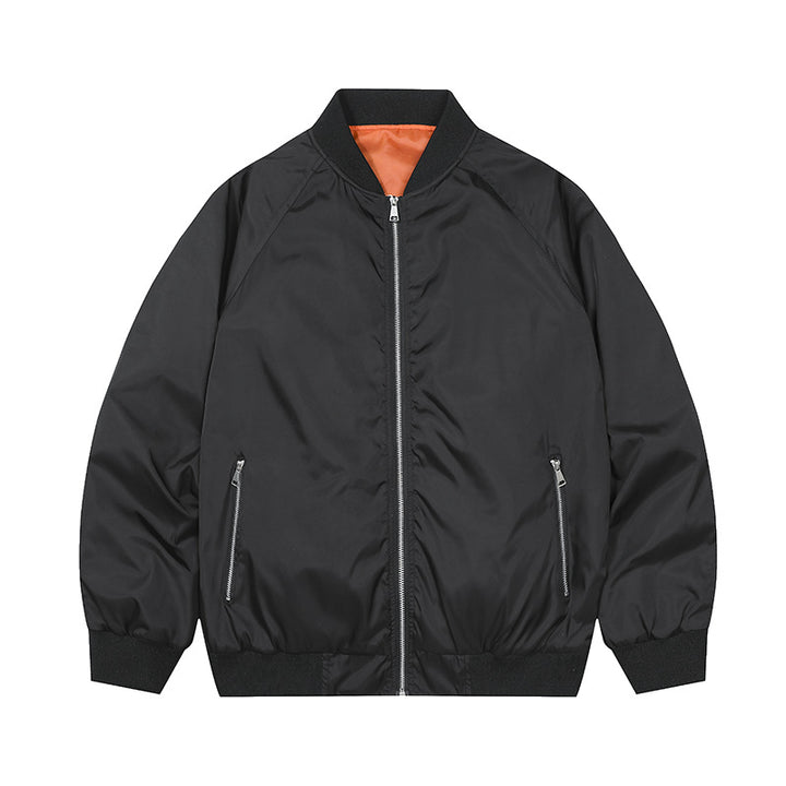 Men's Stylish Bomber Jacket with High Collar Mune Fashion
