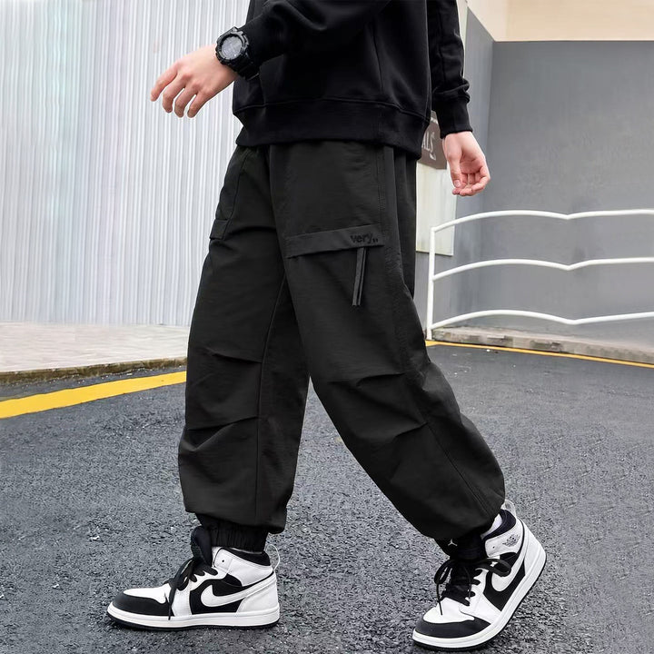 Men's cargo pants with adjustable waistband and pockets Mune Fashion