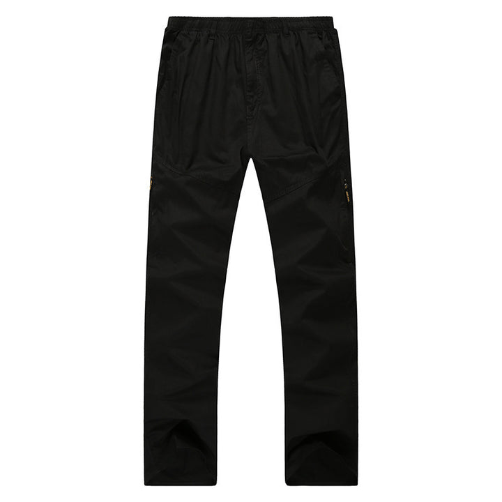 Men's cargo pants with elastic waistband, straight leg and multiple pockets Mune Fashion