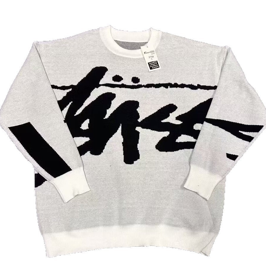 Men's Fashionable Chunky Knit Sweater with Graphic Design Mune Fashion