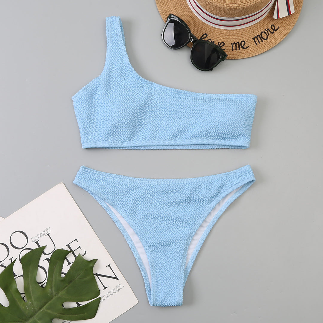 Women's asymmetric bikini set with structure Mune Fashion