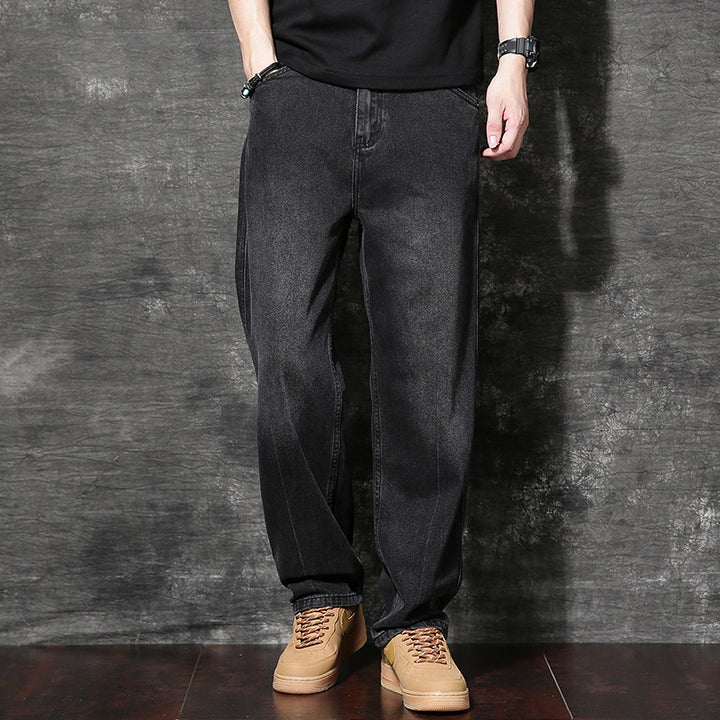 Men's Comfortable Wide-Leg Jeans Mune Fashion