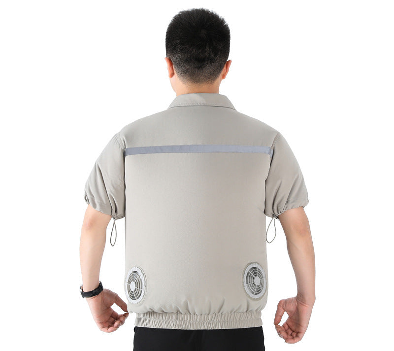 Unisex at twelve volt fan double set with Y connection cable for ventilation jacket Mune Fashion