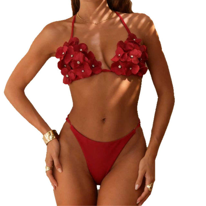 Women's Floral Embellished Bikini Mune Fashion
