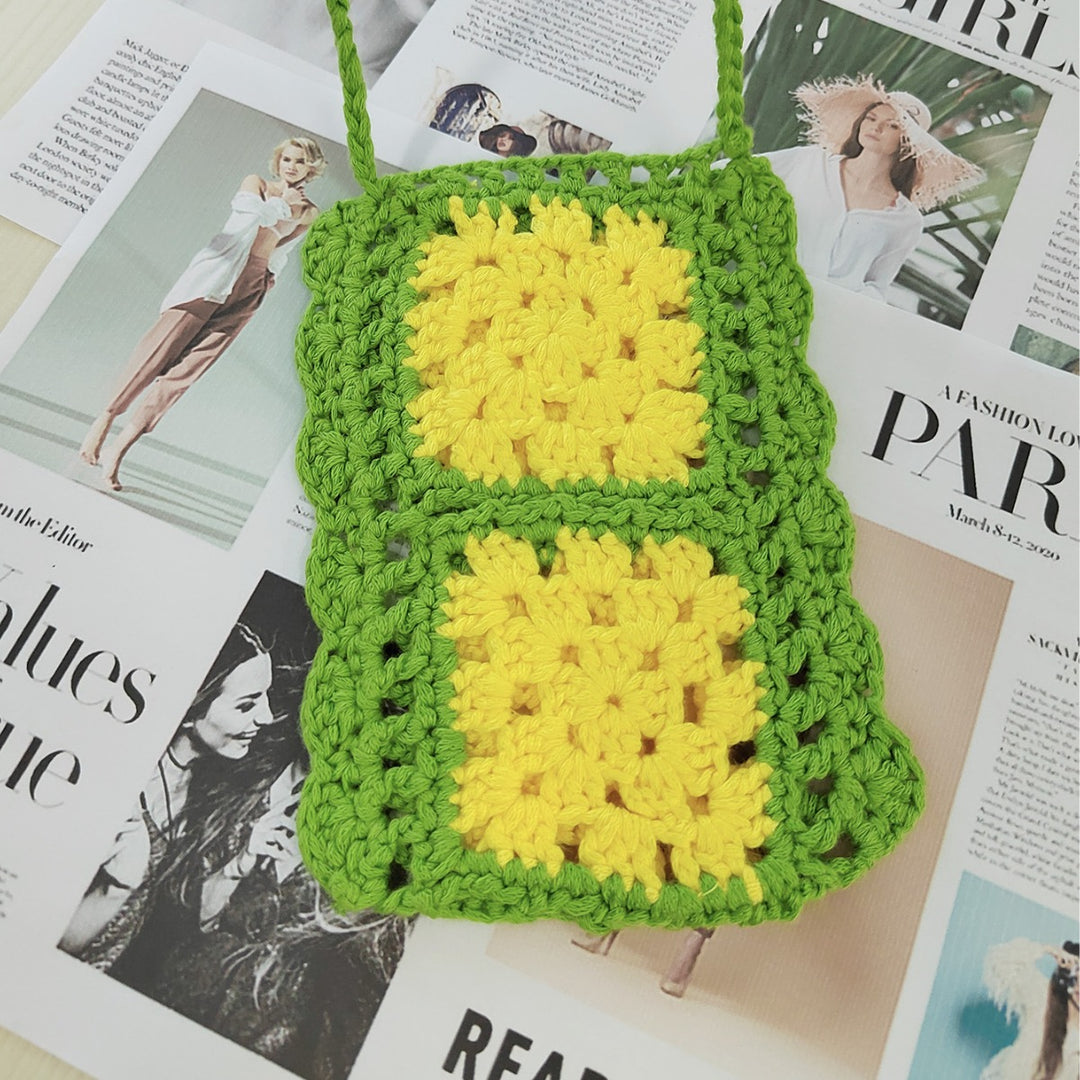 Ladies handcrafted crocheted bag Mune Fashion
