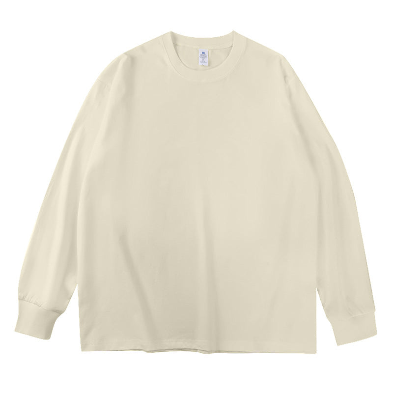Unisex Oversize-Long Sleeve Sweatshirt with Crew Neck and Ribbed Cuffs Mune Fashion