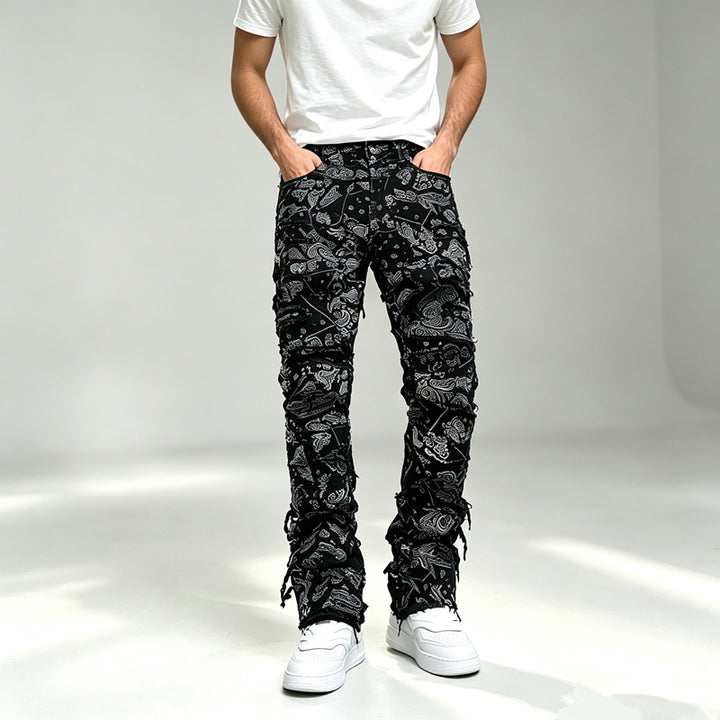 Men's Stylish Cargo Pants with Versatile Pattern Mune Fashion