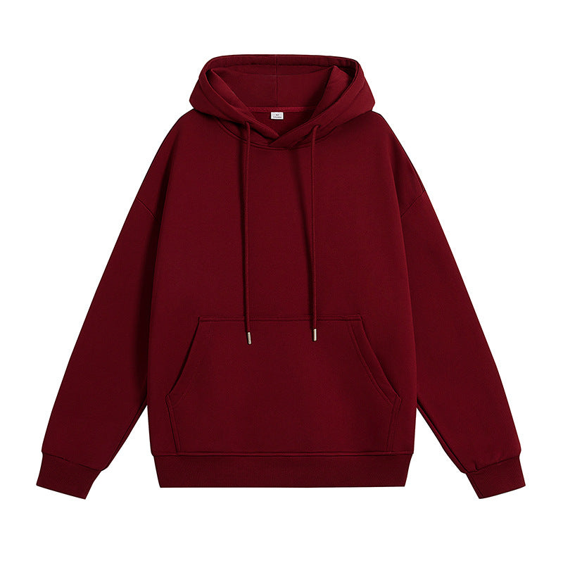Unisex Oversize Hoodie with Kangaroo Pocket and Drop Shoulder Drune
