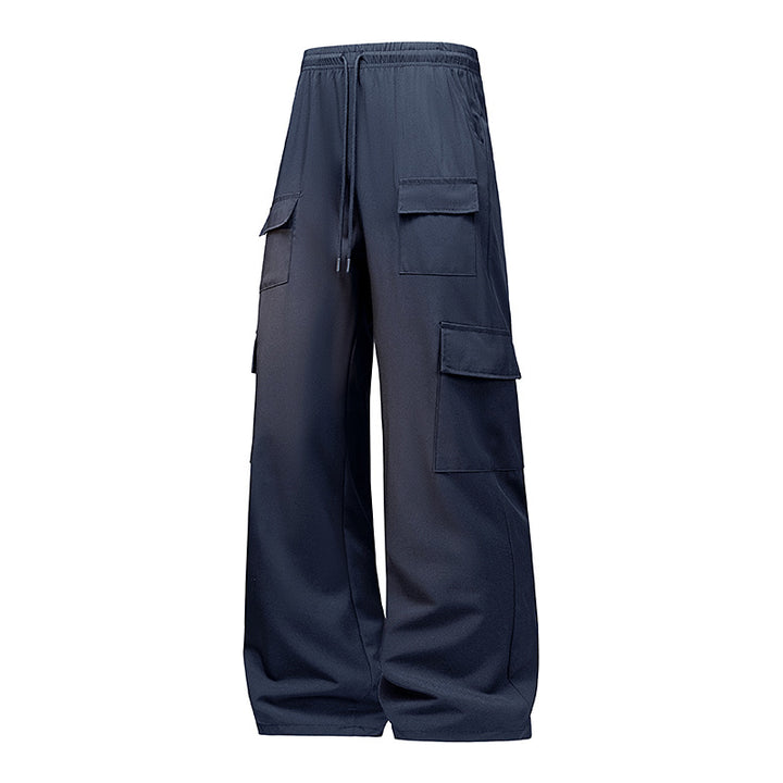 Men's Fashion Cargo Pants with Elastic Waistband and Practical Pockets Mune Fashion