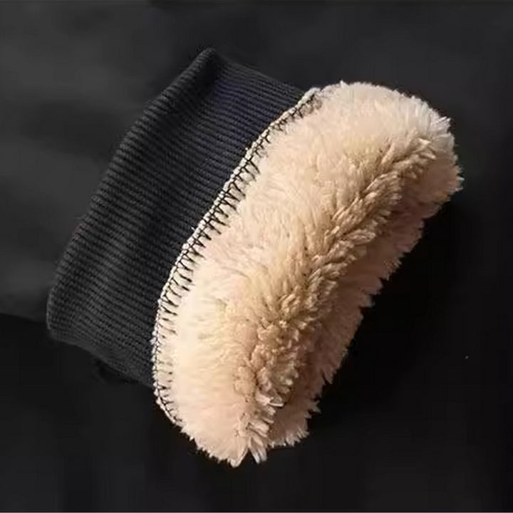 Men's Lined Crew Neck Sweatshirt with Teddy Lining & Ribbed Cuffs Mune Fashion