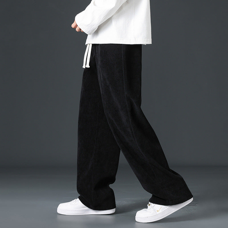 Men's Wide-Cut Cord Pants