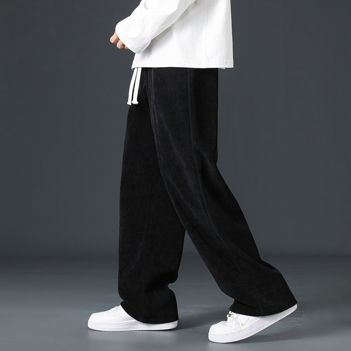 Men's Wide-Cut Cord Pants