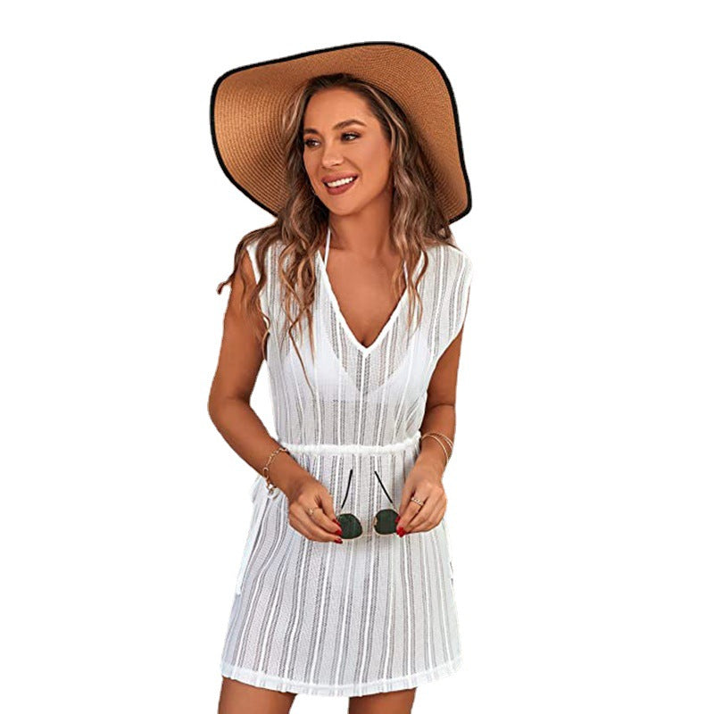 Women casual crochet beach dress Mune Fashion