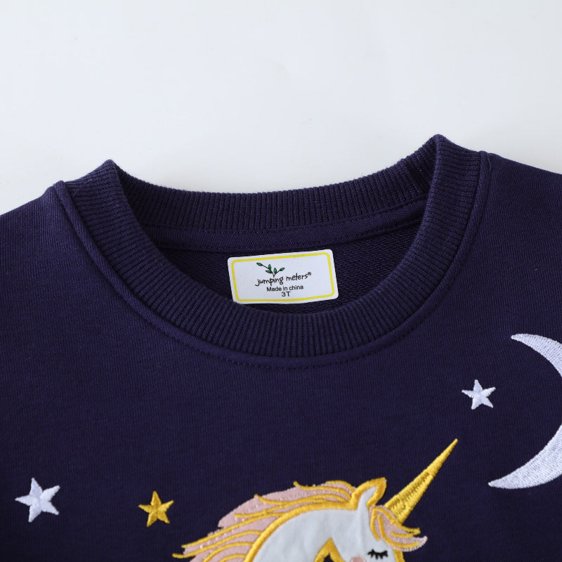 Girls sweatshirt with enchanting unicorn design Mune Fashion