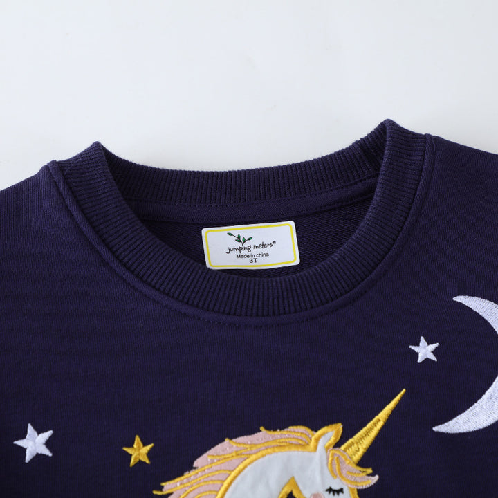 Girls sweatshirt with enchanting unicorn design Mune Fashion