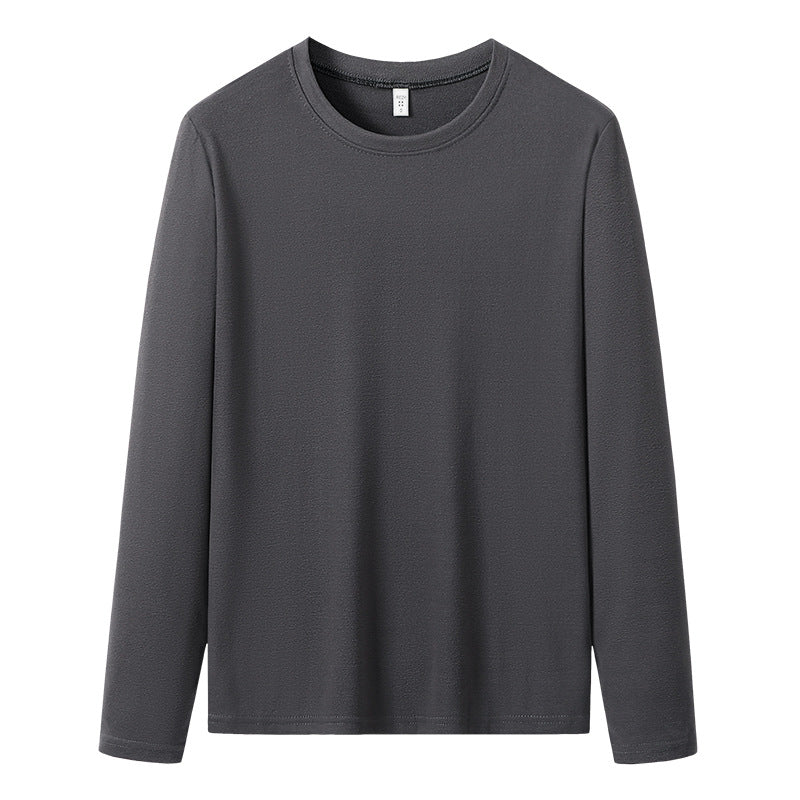 Men's Long-Sleeved Crew Neck Basic Sweatshirt made of Soft Cotton Blend Mune Fashion